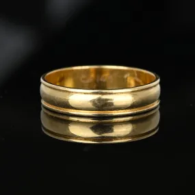 Vintage 14K Gold Wedding Band Ring