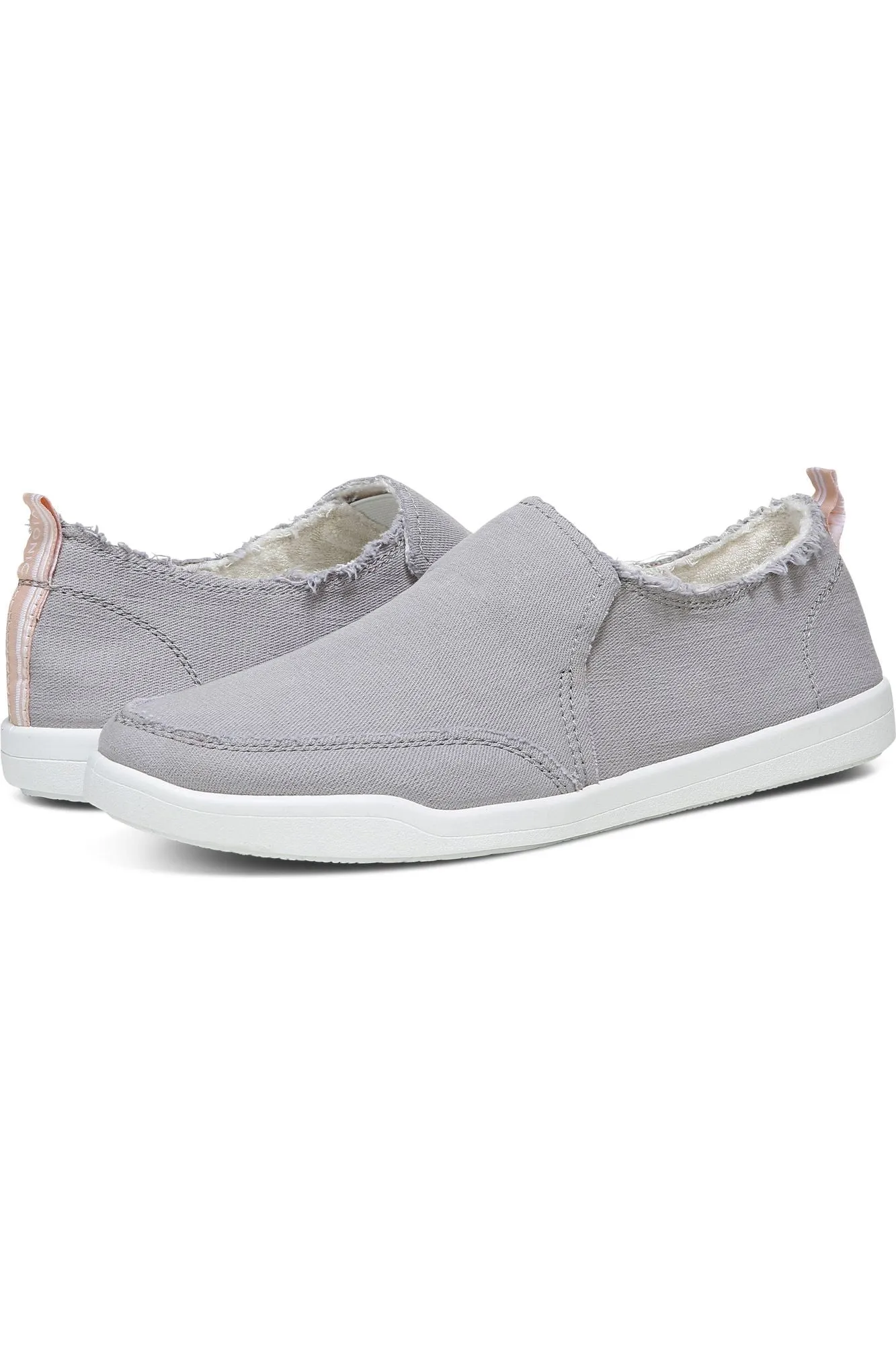 Vionic Canvas Slip-On Flat - Style Malibu GRY