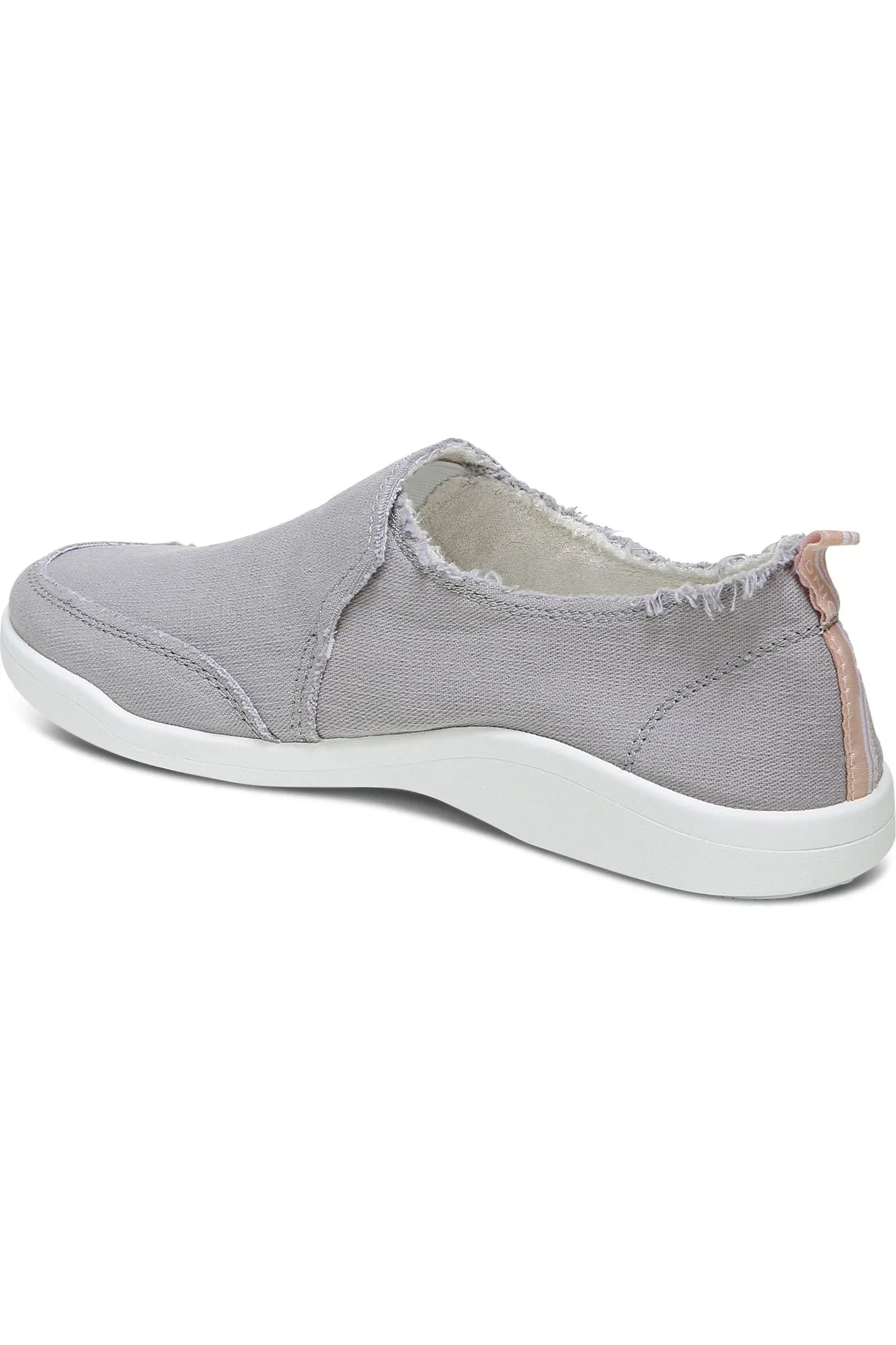 Vionic Canvas Slip-On Flat - Style Malibu GRY