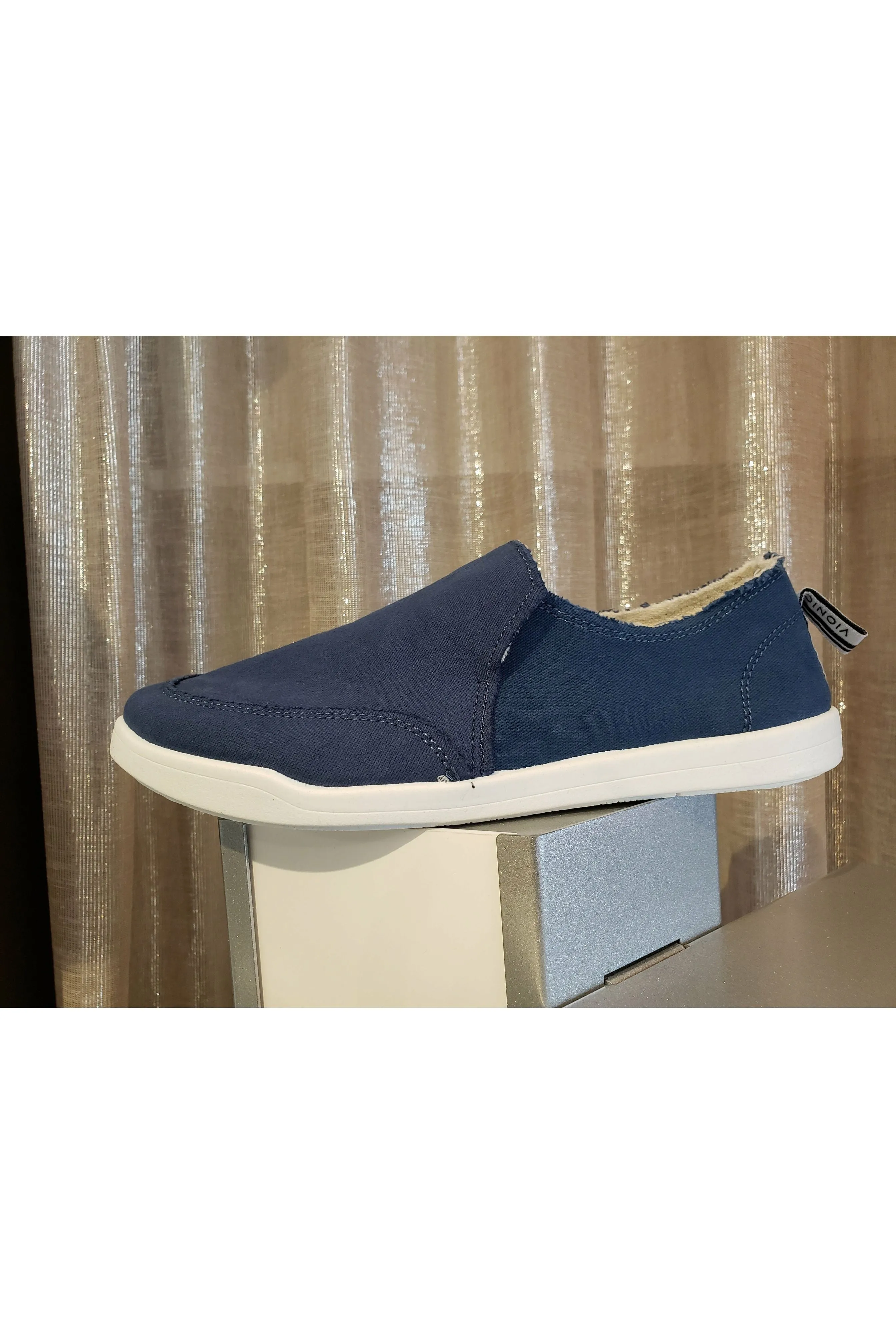 Vionic Canvas Slip On Shoes - Style Venice Malibu