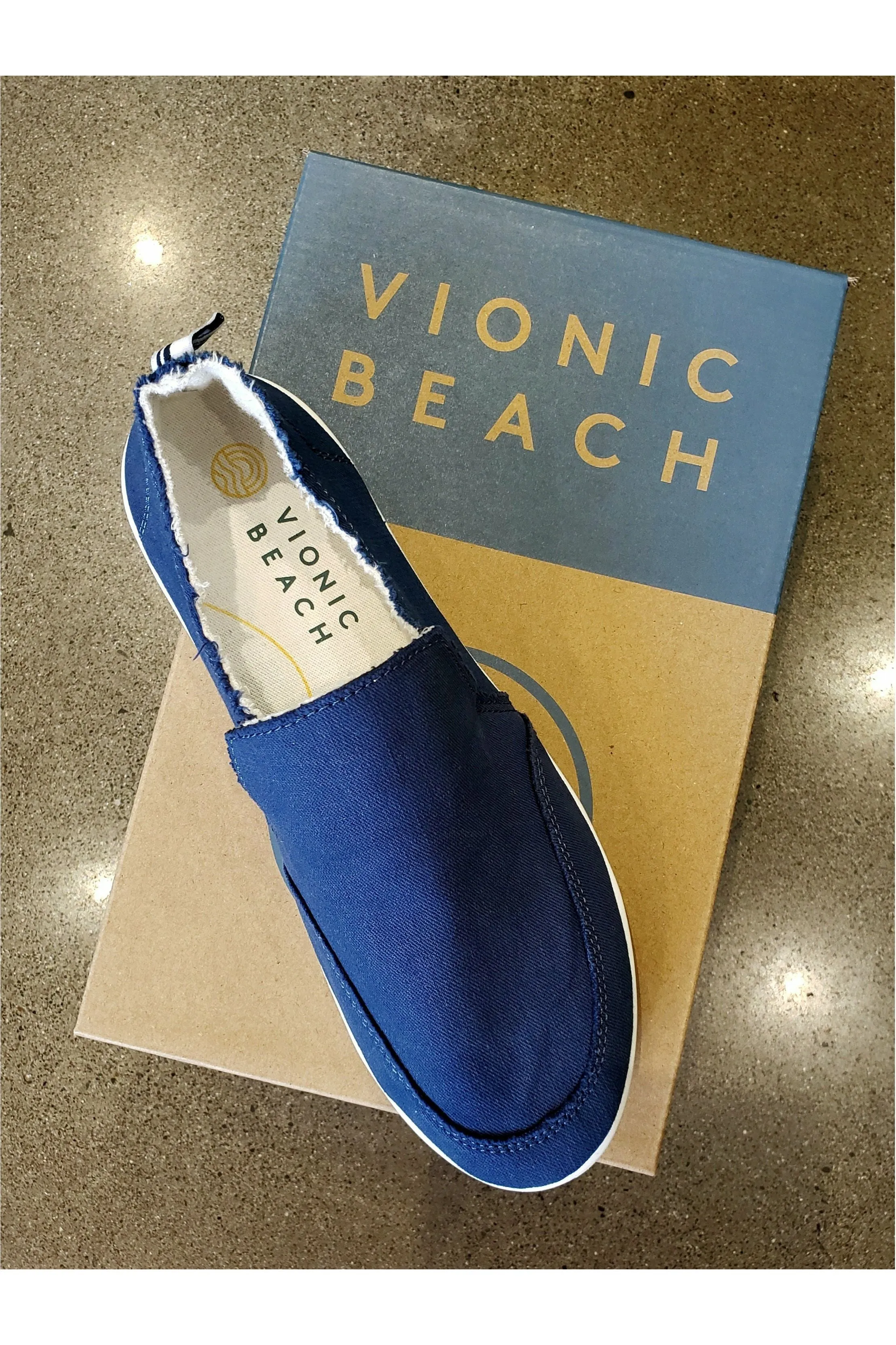 Vionic Canvas Slip On Shoes - Style Venice Malibu