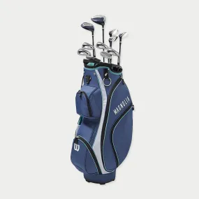 Wilson Ladies Magnolia Complete Golf Set - Cart Bag